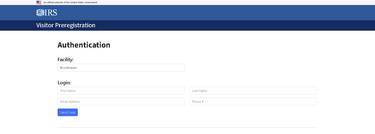 Irs visitor preregistration
