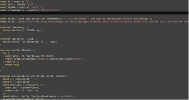 Contents of update js