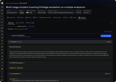 Bluevoyant ai forensics